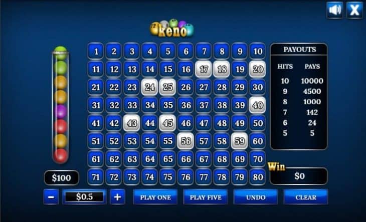 Keno- game bài vừa dễ chơi vừa dễ trúng