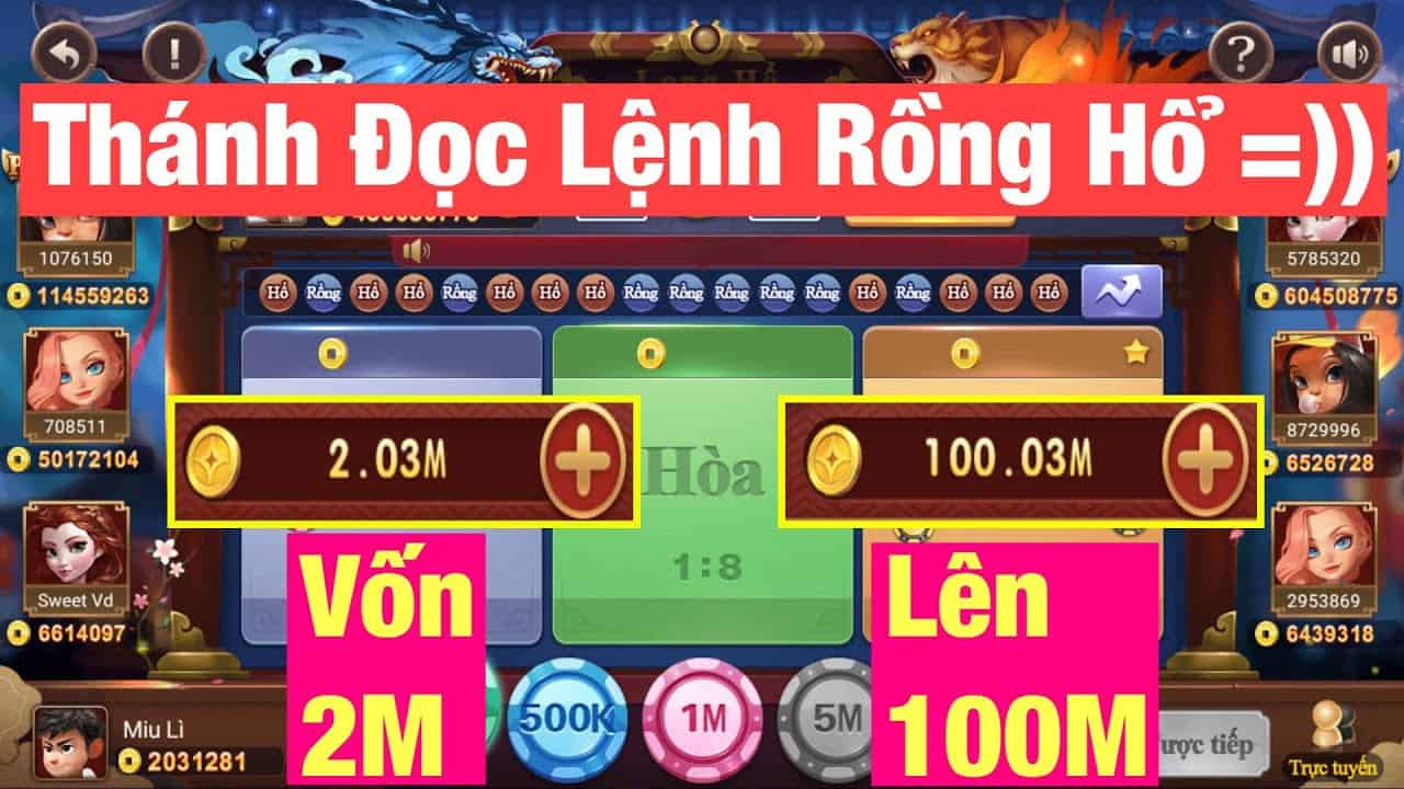 Sai lam dien hinh trong game bai Rong Ho nguoi choi can tranh khi ca cuoc