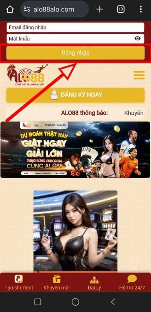 Hướng dẫn tạo Shortcut Viva88 trên Android hình 2