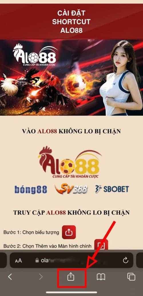Hướng dẫn tạo Shortcut Bong88 trên IOS hình 4