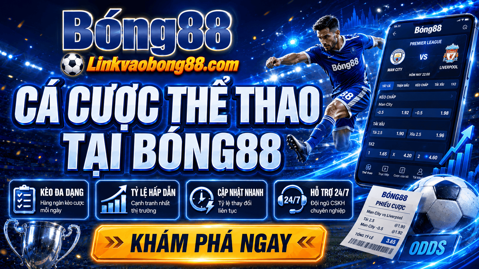 Cá cược thể thao Bong88
