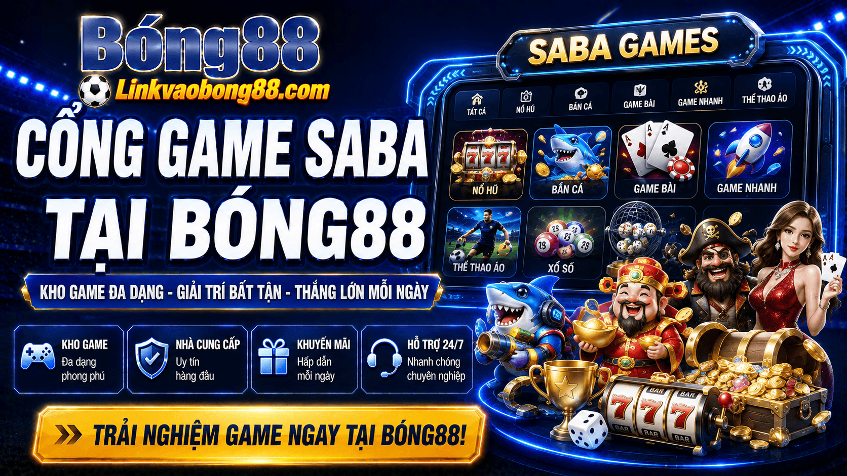 Cổng game SABA tại Bong88