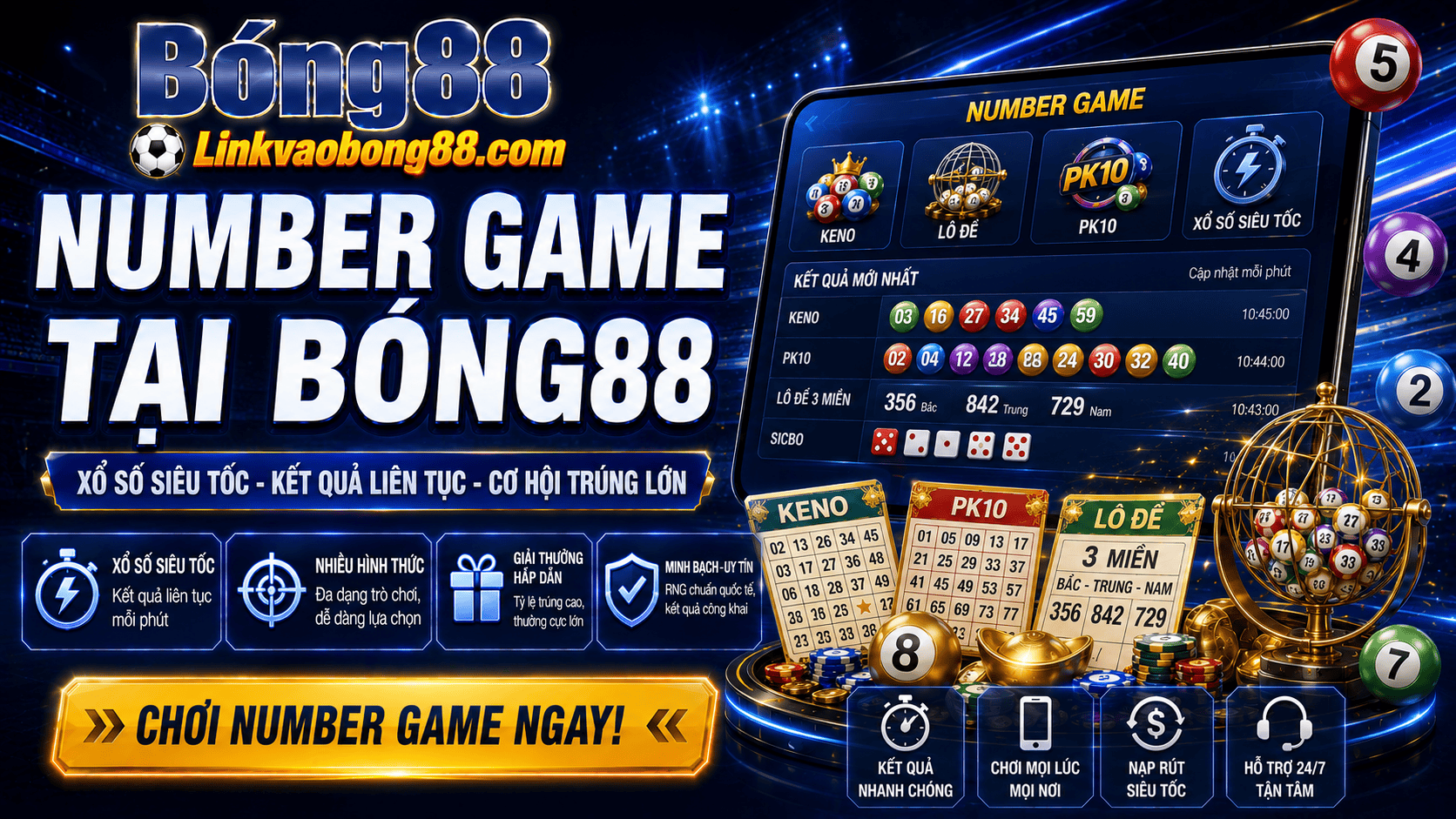 Number Game tại Bong88