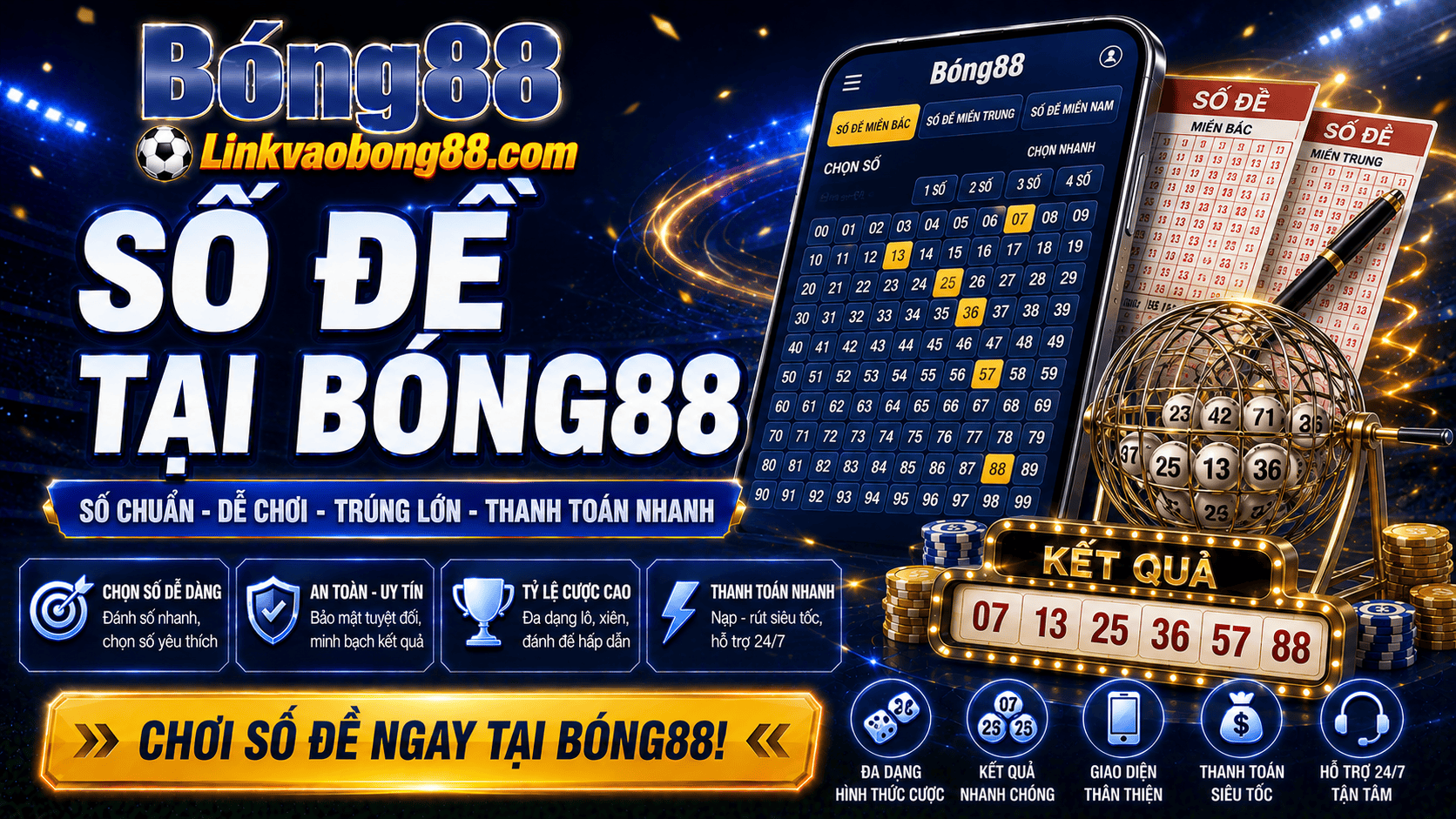 Số đề Bong88