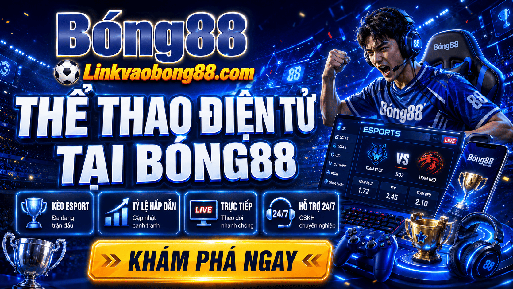 Thể thao điện tử Bong88